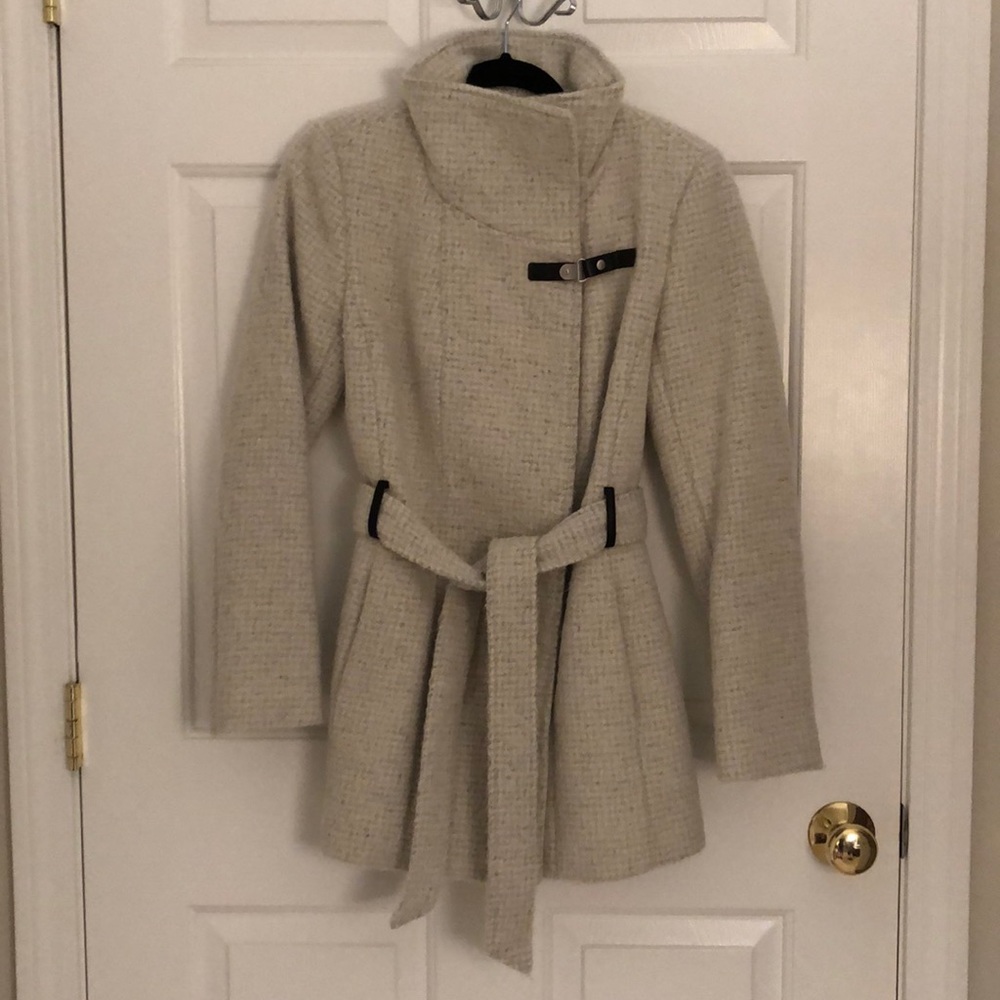 Cole Haan Signature Belted Wrap Coat - Size 2